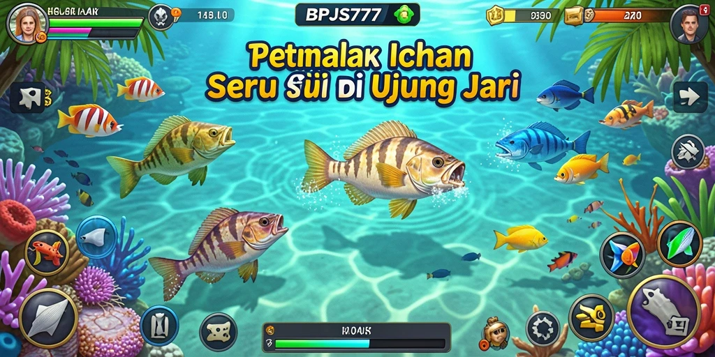 Tampilan seru dari gameplay Tembak Ikan di BPJS777.