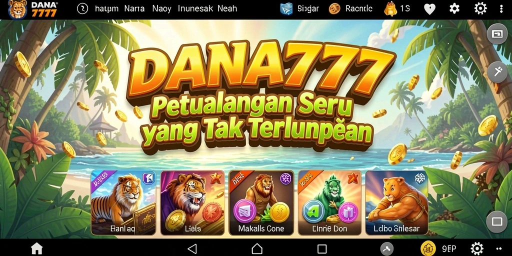 Screenshot DANA777 menunjukkan aksi gameplay petualangan yang seru.