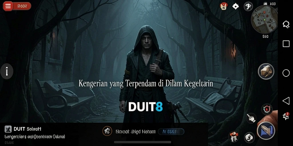 Screenshot gameplay menegangkan dari game Horror DUIT8.