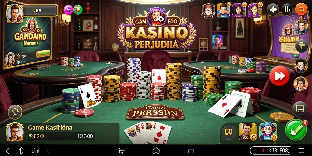 Tampilan menarik dari gameplay Casino FO8 yang mendebarkan.