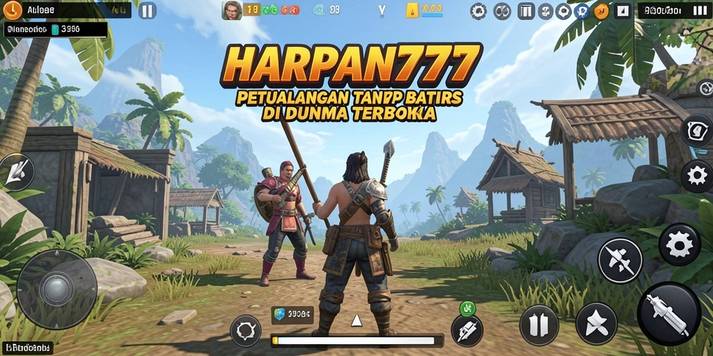 Gameplay seru HARAPAN777 di dunia Open World yang memukau.