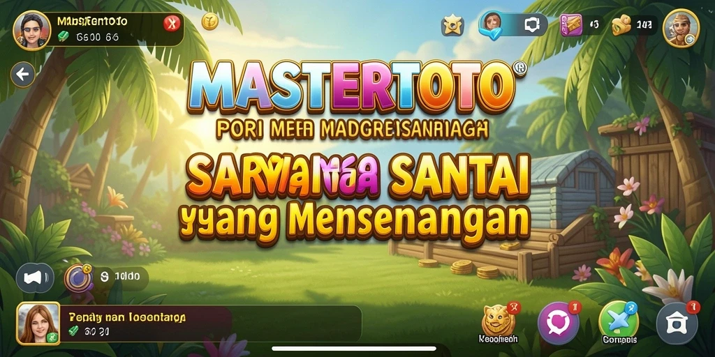 Screenshot utama MASTERTOTO menampilkan keseruan gameplay Casual.