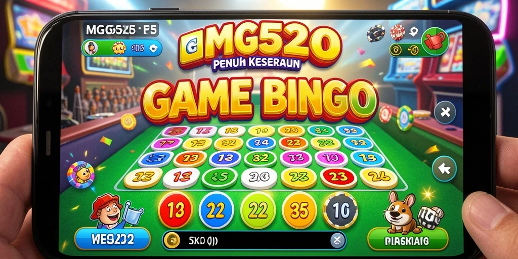 Screenshot gameplay Bingo dari MG525 yang seru dan mengasyikkan.