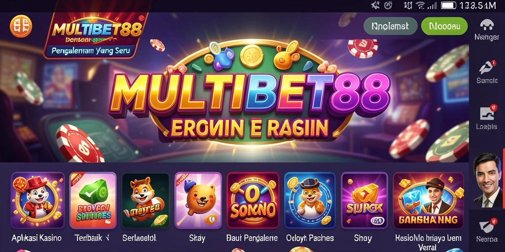 Tampilan gameplay epik dari MULTIBET88 dengan berbagai pilihan permainan Kasino.