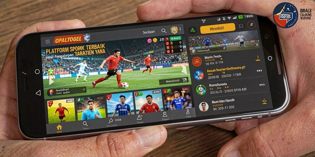 Tampilan screenshot OPALTOGEL menampilkan fitur taruhan olahraga yang menarik.