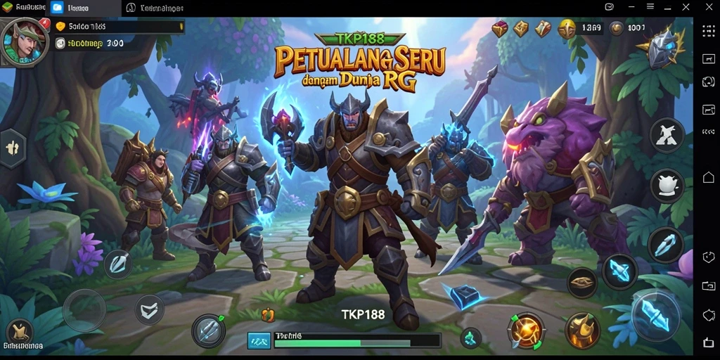 Gameplay seru TKP188 dengan pertarungan intens dan eksplorasi dunia luas.