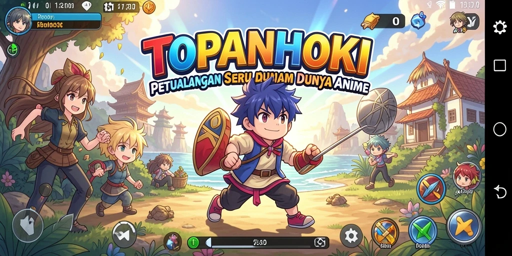 Gameplay menarik dengan karakter anime yang memukau.