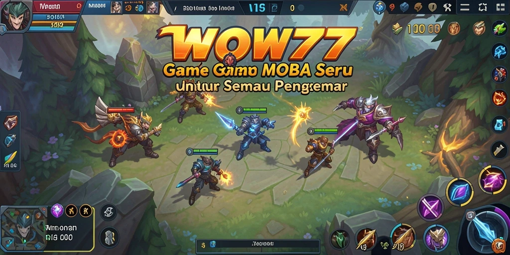 Tampilan menakjubkan dari gameplay WOW77 yang seru.
