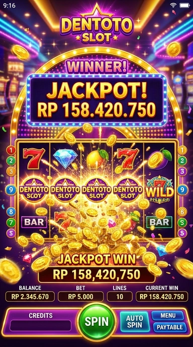 Screenshot antarmuka pengguna dentoto yang intuitif.